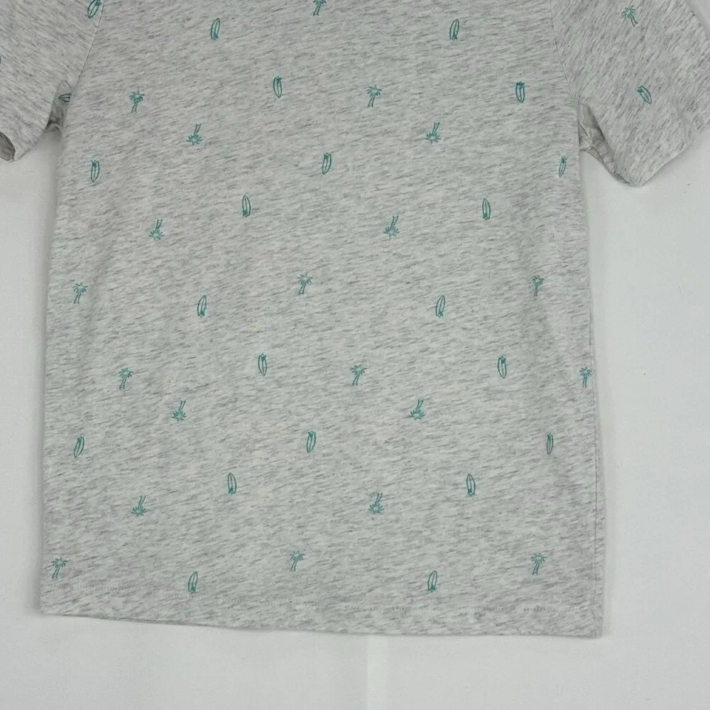 Carter's Big Polo Shirt Boys Size 8/8A Short Sleeve Grey